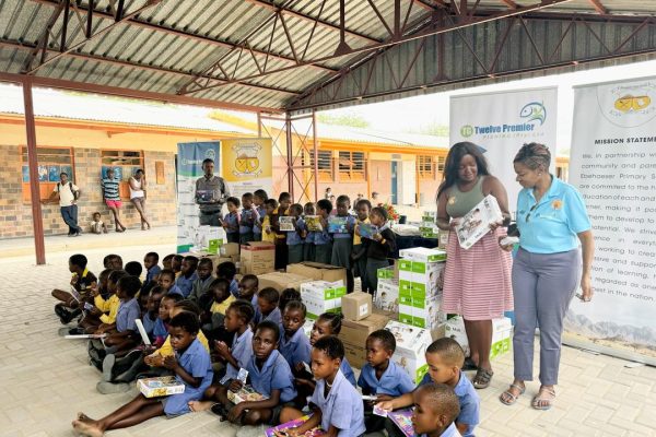 Ebenhaezer Primary School Pupils Receive Stationery Donation