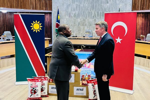 Türkiye Donates to Namibia’s Drought Relief Efforts   …stresses local procurement of food aid