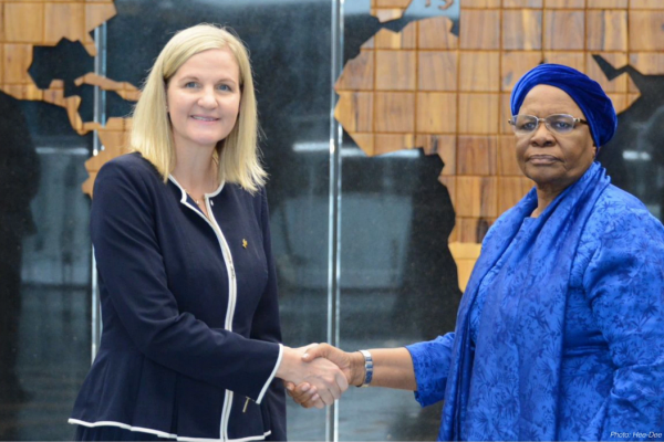 First African IOC President Visits Namibia