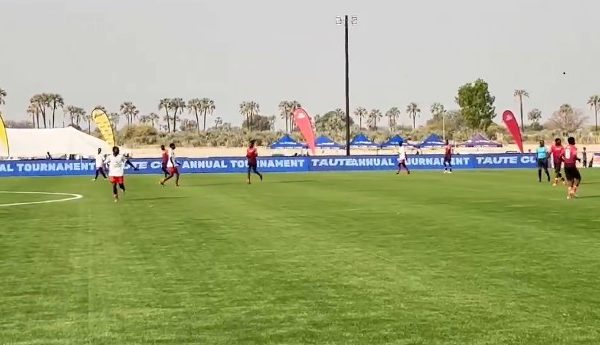 Community Constructs Sports Stadium in Onamura Village