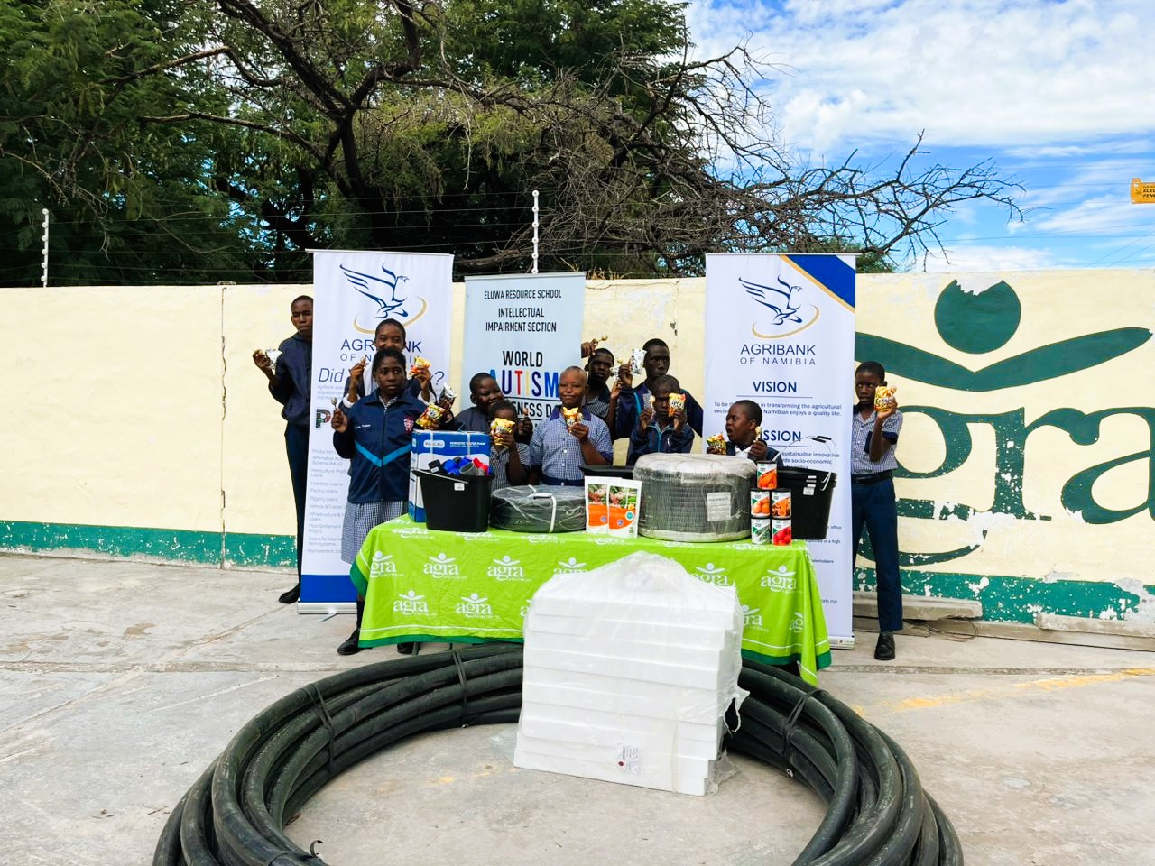 Agribank Supports Special School with Agricultural Materials Worth N$17,800