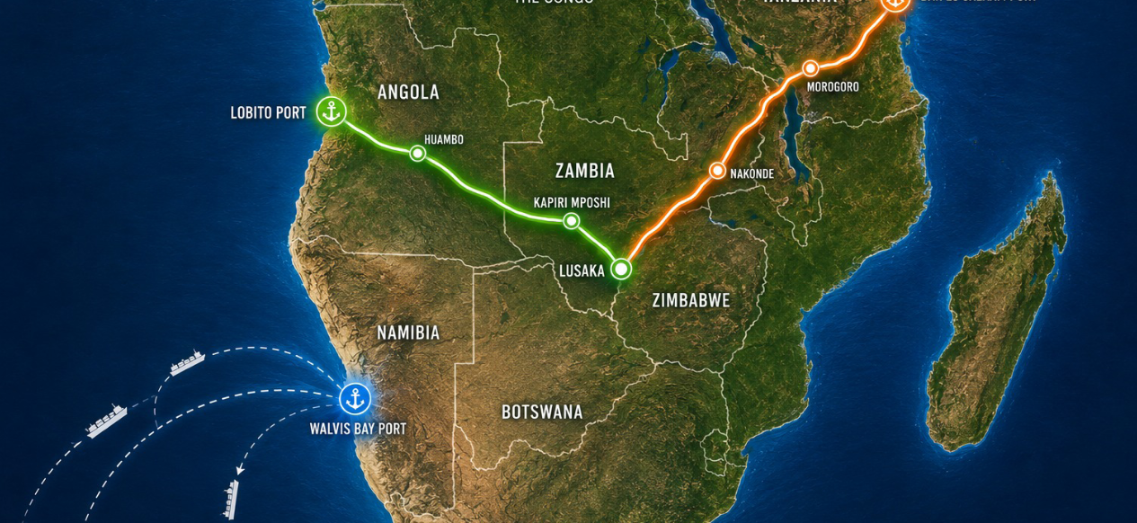 Lobito and Tanzania-Zambia Corridors to Challenge Walvis Port